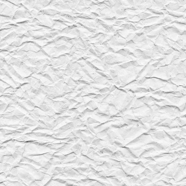 Bílá zmačkaná textura papíru. — Stock fotografie