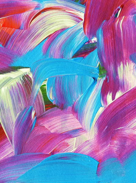 Beautiful colorful abstract oil painting — Stock fotografie