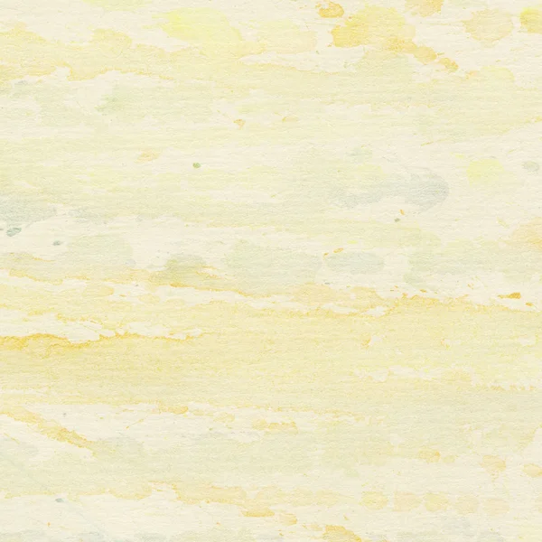 Absztrakt akvarell festett háttér sárga fröccsenése — Stock Fotó
