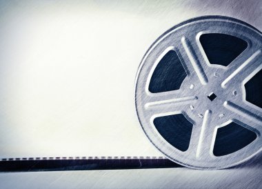 eski çizilmiş sinema filmi film makarası