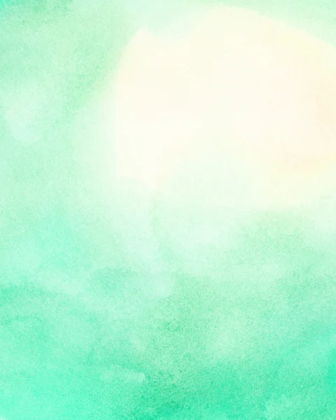 Розфарбоване акварельне сонце, літо, весняний фон — стокове фото