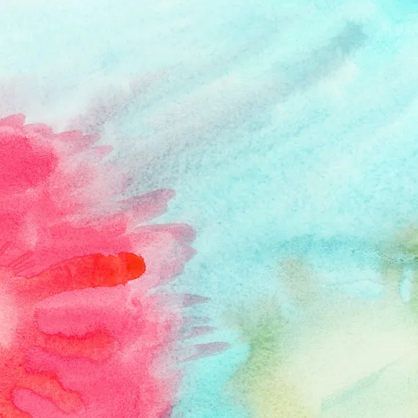 Abstraktní lehký barevný akvarel zázemí — Stock fotografie