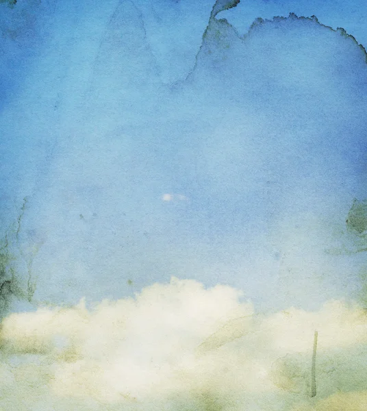 Vintage wolken en lucht — Stockfoto