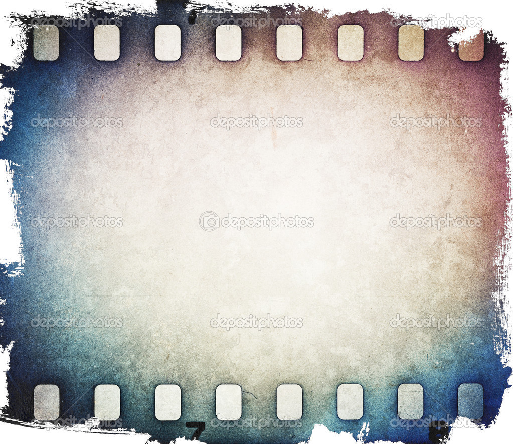Colorful film strip background.