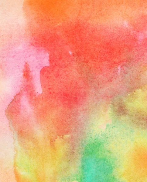 Abstract colorful watercolor painted background — Stock Photo, Image