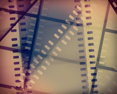 çizilmiş film şeridi arka plan