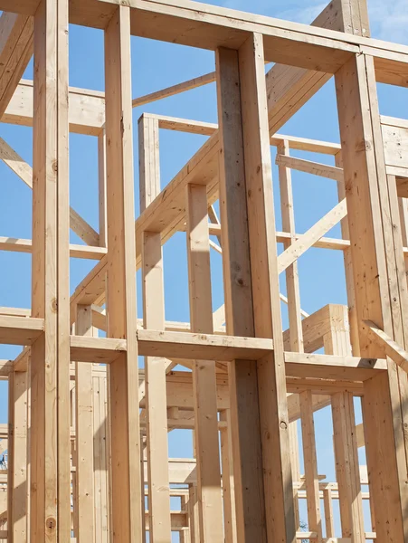 Nieuwe bouw van huis, kader. — Stockfoto