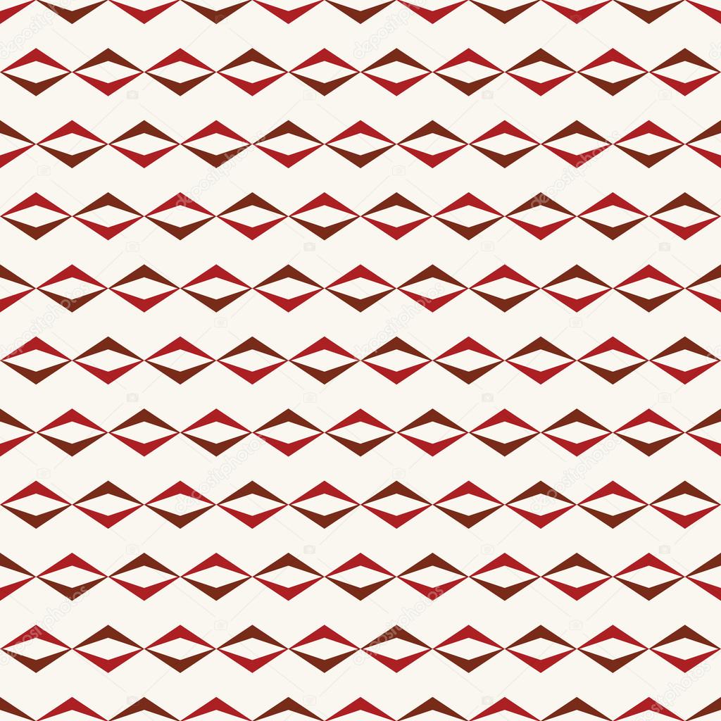 Retro seamless pattern with triangle, rhombus  shapes.
