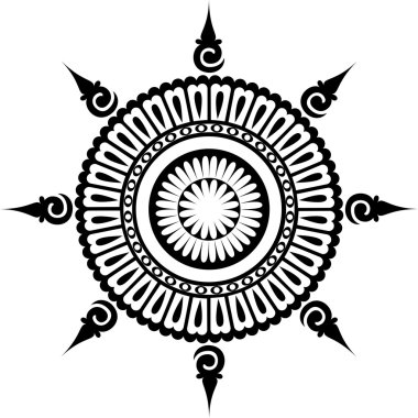 grafik dairesel süsleme