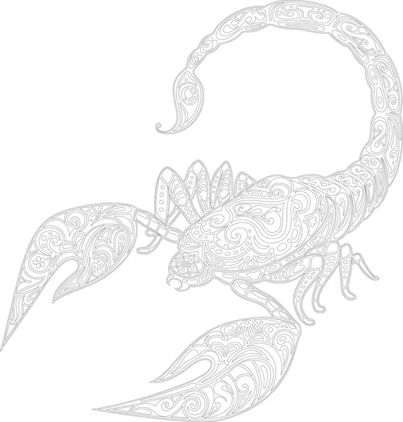 蝎子-电路 — 图库矢量图片