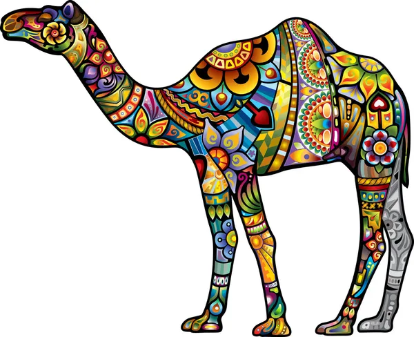 Joyeux chameau . — Image vectorielle