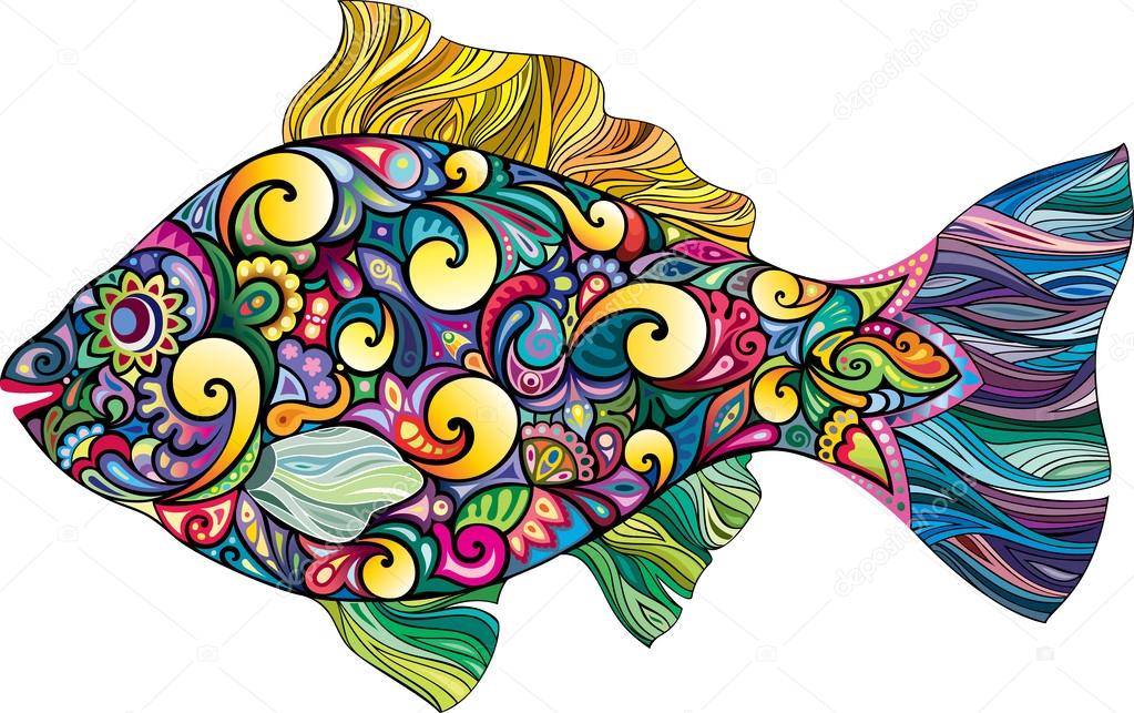 Fish with ornament