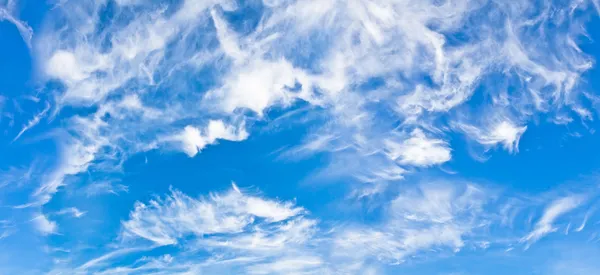 Blue skies endless seamless horizontal pattern — Stock Photo, Image