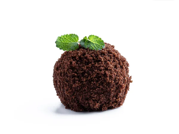 Homemade Chocolate Balls Isolated White — Foto Stock