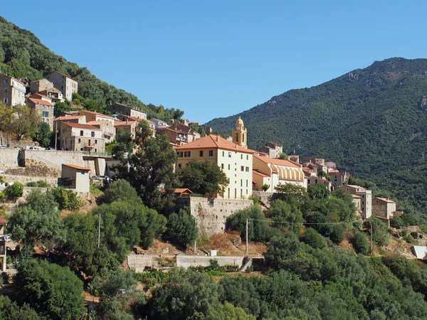 Pueblo corso típico, Francia — Foto de Stock