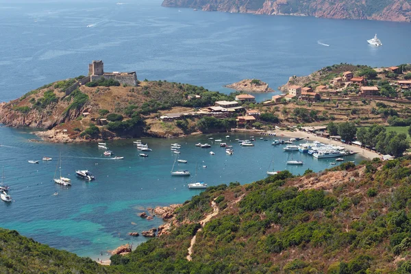 Puerto de Girolata, Córcega —  Fotos de Stock