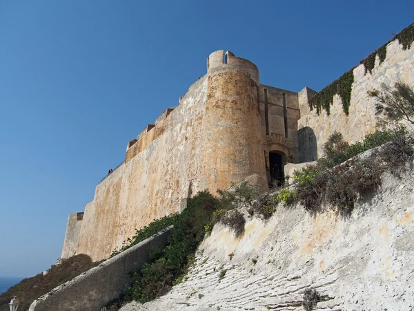 Fortificação de Bonifacio, Córsega — Fotografia de Stock