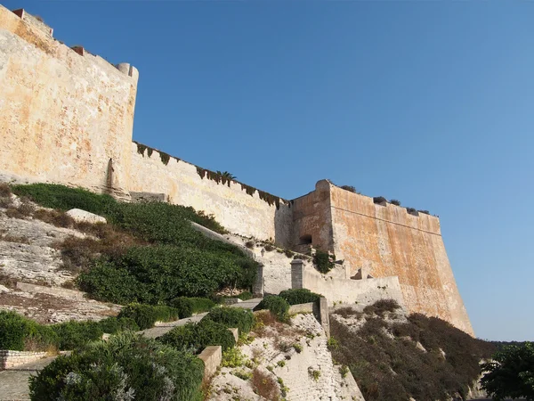 Bonifacio fortification, Corsica — Stock Photo, Image