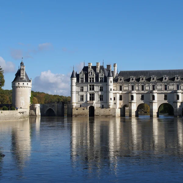 Chenonceau castle , Loire valley , France — Stock Photo, Image