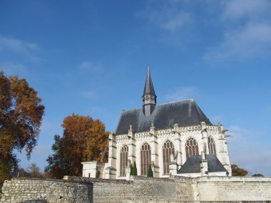 sainte-chapelle (kutsal kilise), CHAMPIGNY sur veude, Fransa