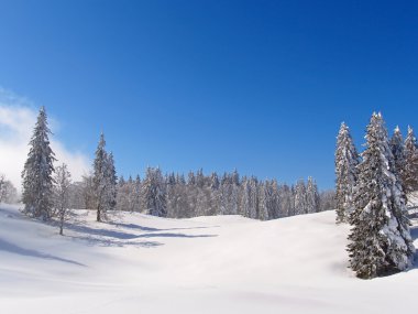 Jura Dağı kış, mont d veya alan