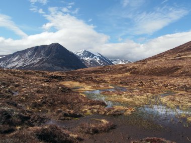 Cairngorms Dağları, güneyinde carn bir mhaim, İskoçya'da bahar