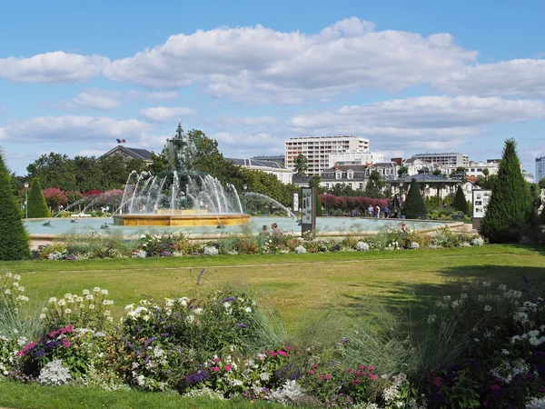 Angers, poczta ogród, sierpień 2013, Francja — Zdjęcie stockowe