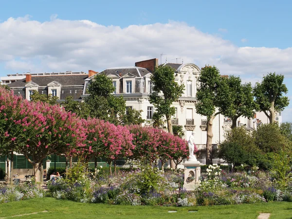 Angers, poczta ogród, sierpień 2013, Francja — Zdjęcie stockowe