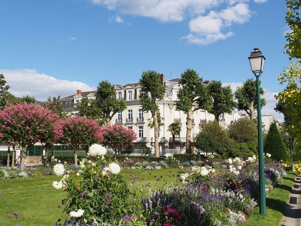 Angers, poczta ogród, sierpień 2013, Francja — Zdjęcie stockowe