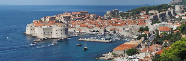 Panorama Dubrovnik, Chorwacja, średniowiecznego miasta — Zdjęcie stockowe