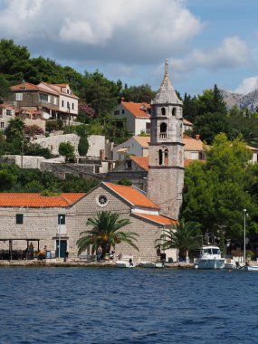 Cavtat, Hırvatistan, Ağustos 2013, kar bizim hanım Manastırı