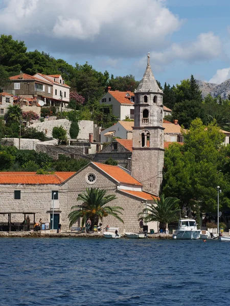 Cavtat, Croatia, august 2013, monastery of Our Lady of the Snow — Stock Photo, Image