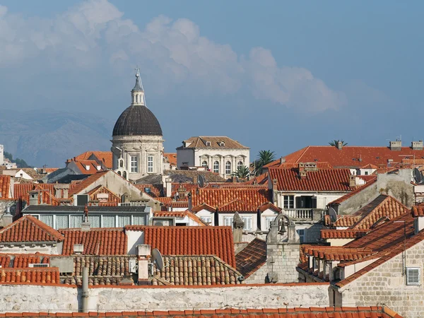 Dubrovnik historic town cathedral, Croatia — Stock Photo, Image