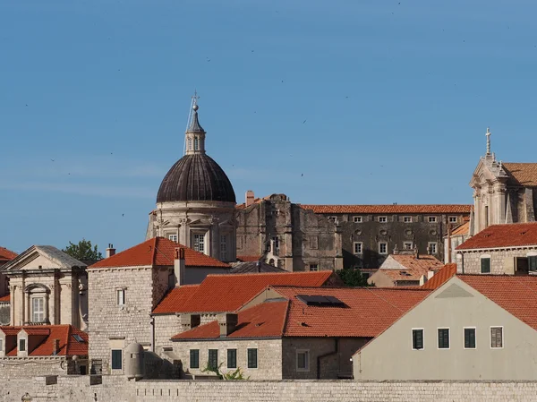 Katedrála v historické město Dubrovník, Chorvatsko — Stock fotografie