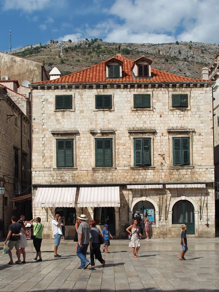 Dubrovnik, agosto 2013, Croazia, Stradun — Foto Stock