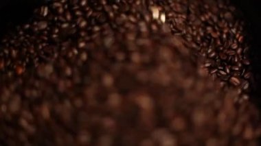 Kavrulmuş kahve çekirdeği.