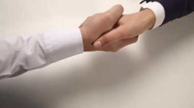 birçok sürümü iki kişi shake hands