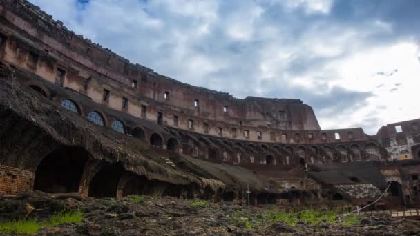 Coliseo Roma Time Lapse — Vídeo de stock