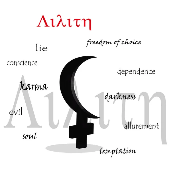 Lilith, kara ay, astrolojik sembol
