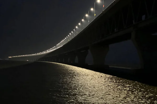 Gesamtansicht Der Padma Brücke Munshiganj Viertel Dhaka Bangladesch Juni 2022 — Stockfoto