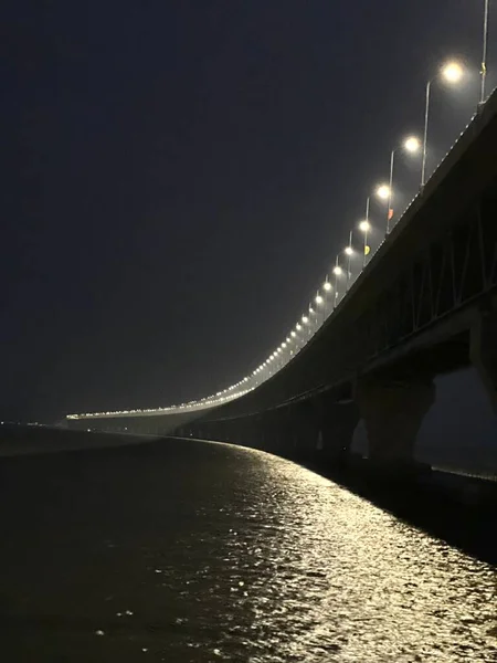 Gesamtansicht Der Padma Brücke Munshiganj Viertel Dhaka Bangladesch Juni 2022 — Stockfoto