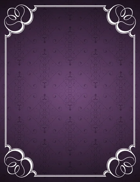Fond et cadre violets — Image vectorielle