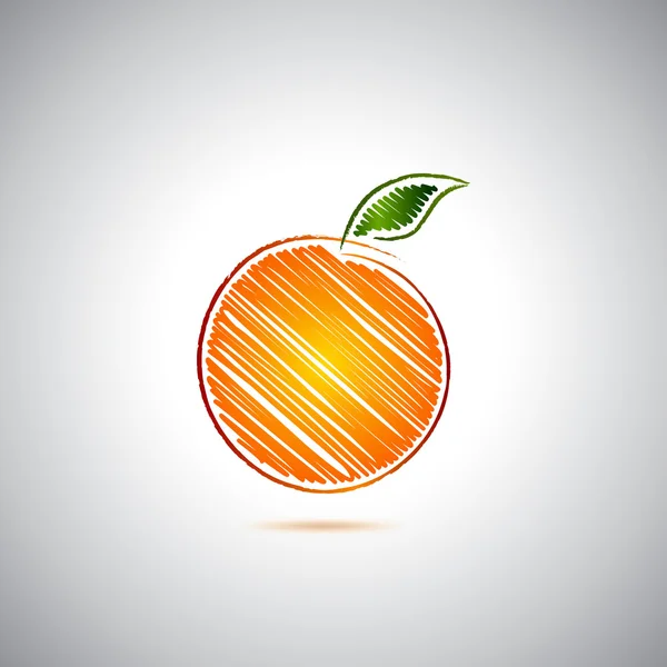 Logo naranja — Archivo Imágenes Vectoriales