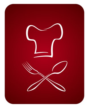 Aşçı logosu clipart