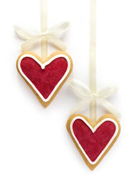 Ginger Hearts for Valentine's and Wedding Days Royalty Free Stock Images