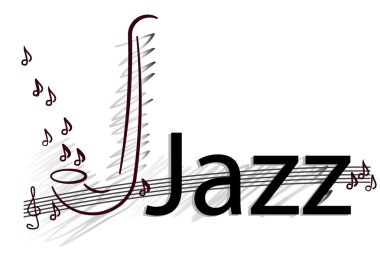 Vector jazz background
