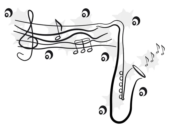 Векторный джаз — стоковый вектор
