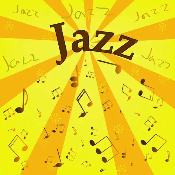 Fond de jazz vectoriel — Image vectorielle