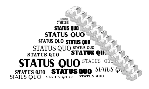 Status quo slova — Stockový vektor