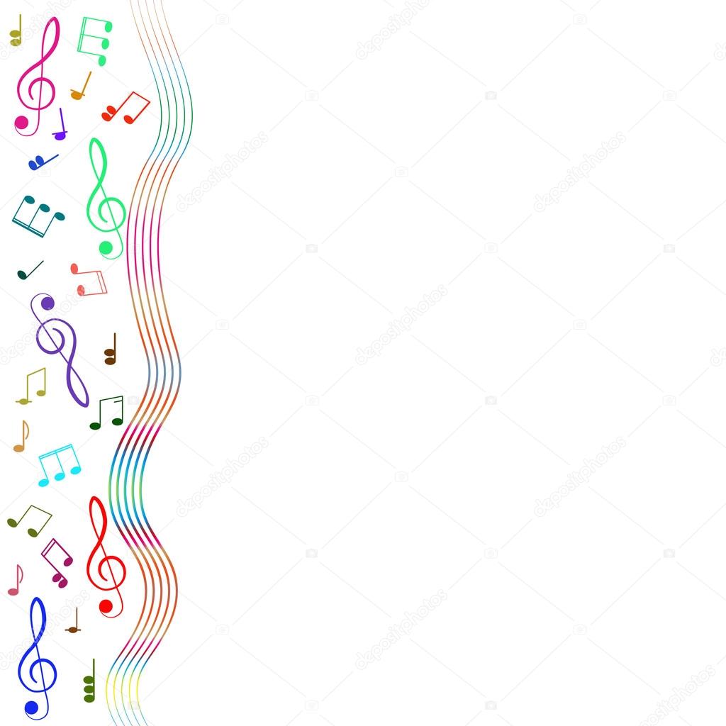 Treble clef for your design. A vector illustration